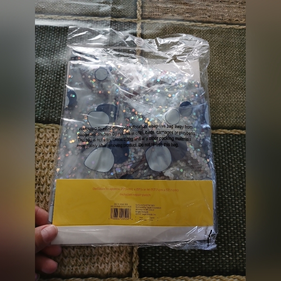 Sun Squad Inflatable Split Ring Glitter Swim Tube - Multicolor - Picture 2 of 4